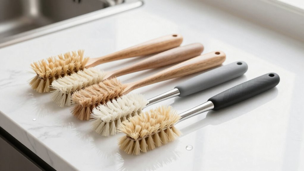long handle bottle brushes